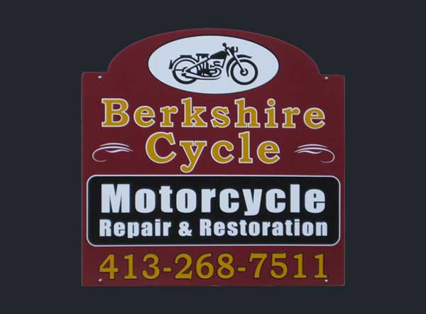 Motorcycle sign